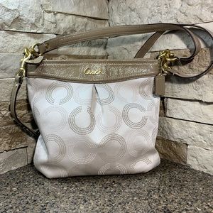COACH F20088 Op Art Ashley Dotted Convertible Bag